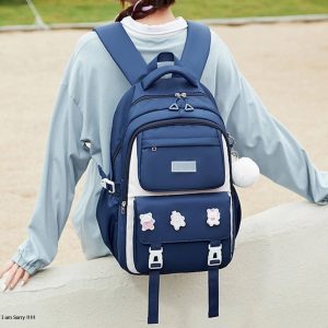 School Bag Blue
