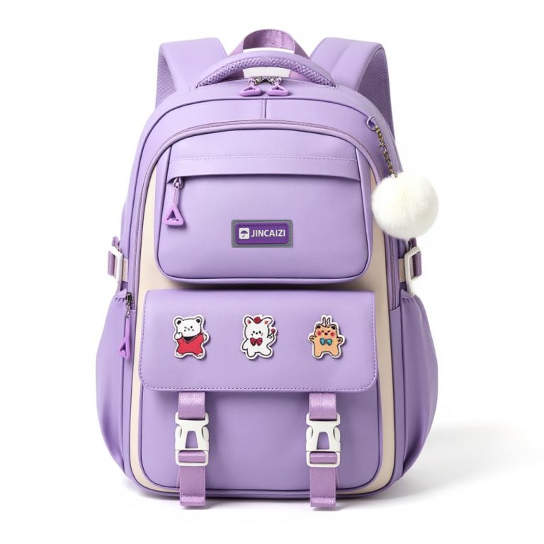 School Bag Purple